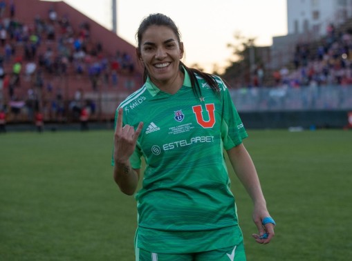 Natalia Campos, la muralla del título de Universidad de Chile