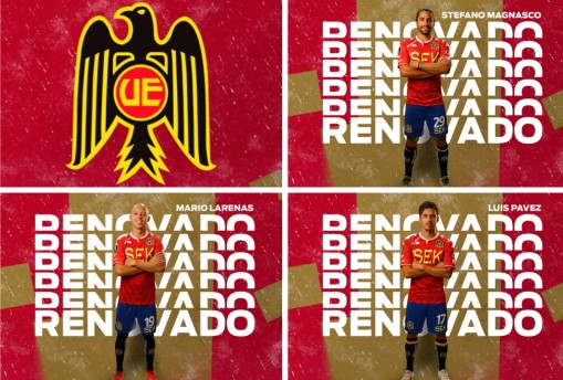 Unión Española confirmó la continuidad de tres jugadores 