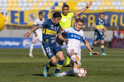 Everton y la UC empataron en Viña del Mar